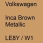 Preview: Volkswagen, Inca Brown Metallic, LE8Y / W1.